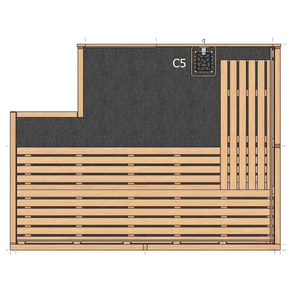 Hoek uit sauna