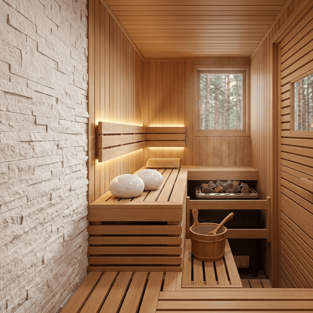 White stenen muur